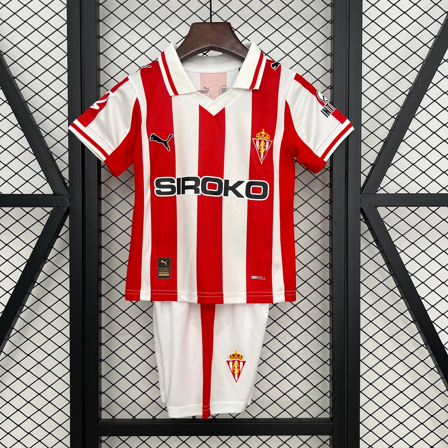 Equipación Sporting Gijón 25/26 Talla Niño