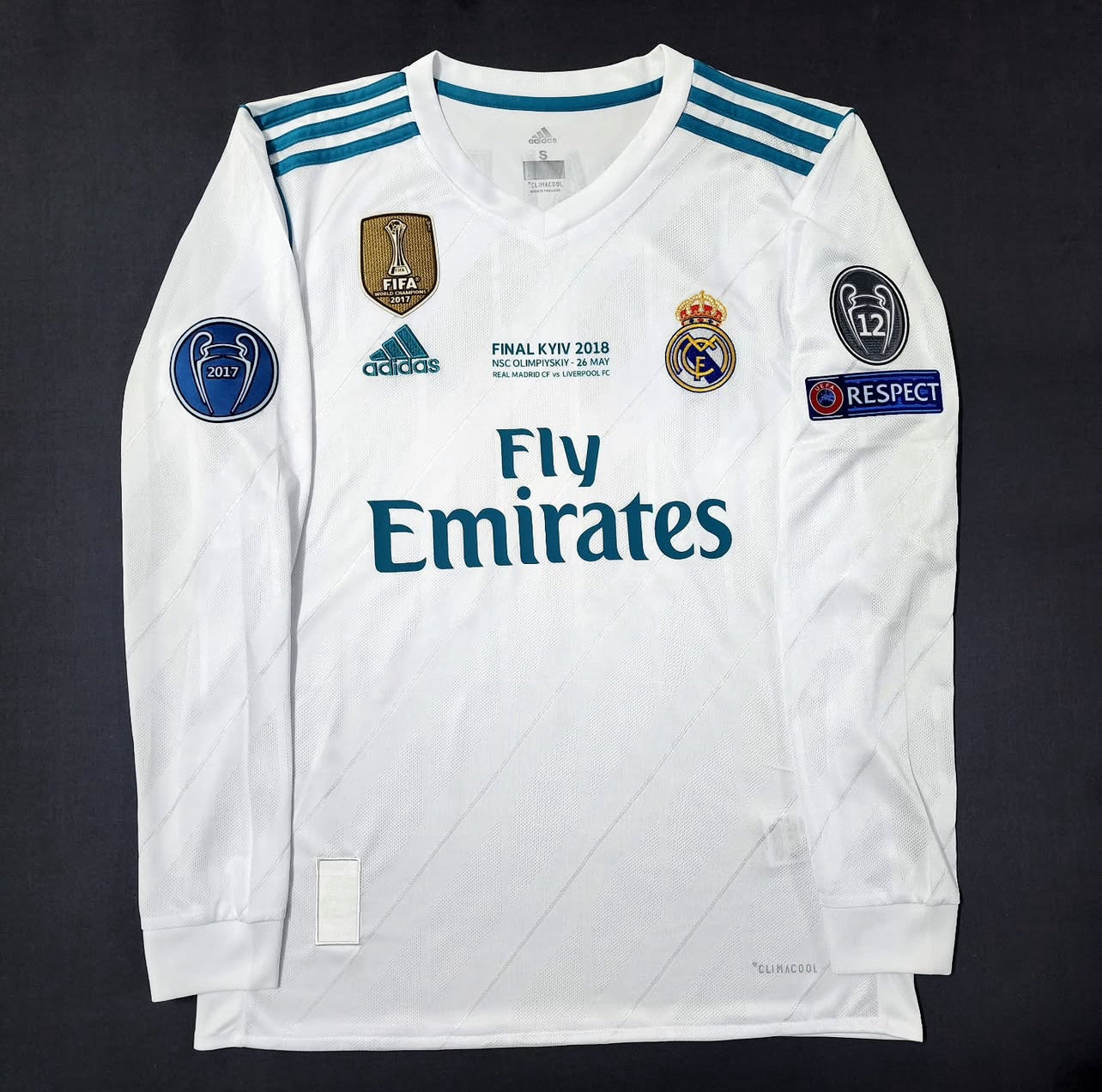 Maillot à manches longues Real Madrid Finale 2018