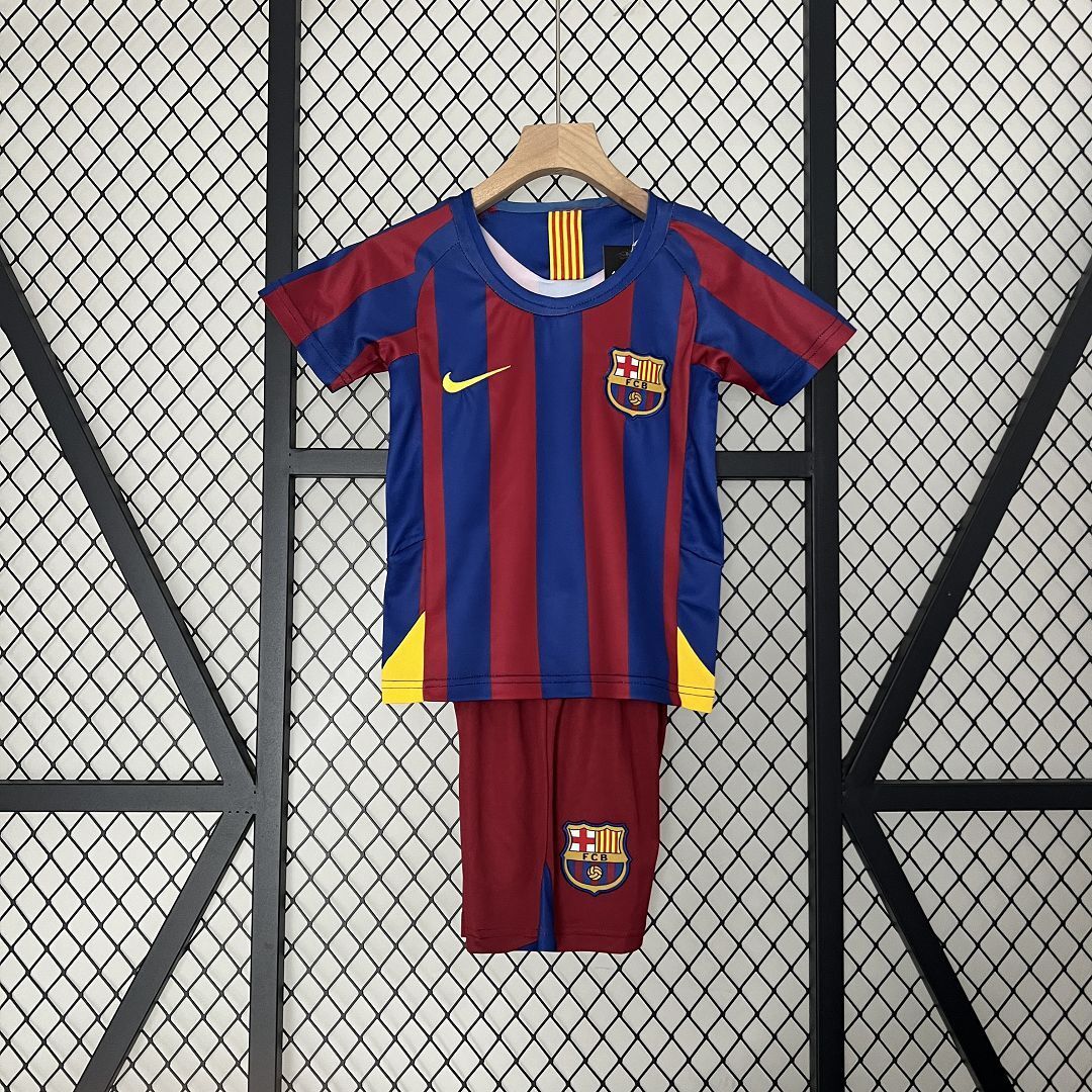 Equipación Fc Barcelona 05/06 Talla Niño