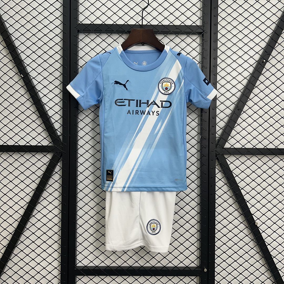 Equipación Manchester City 25/26 Talla Niño