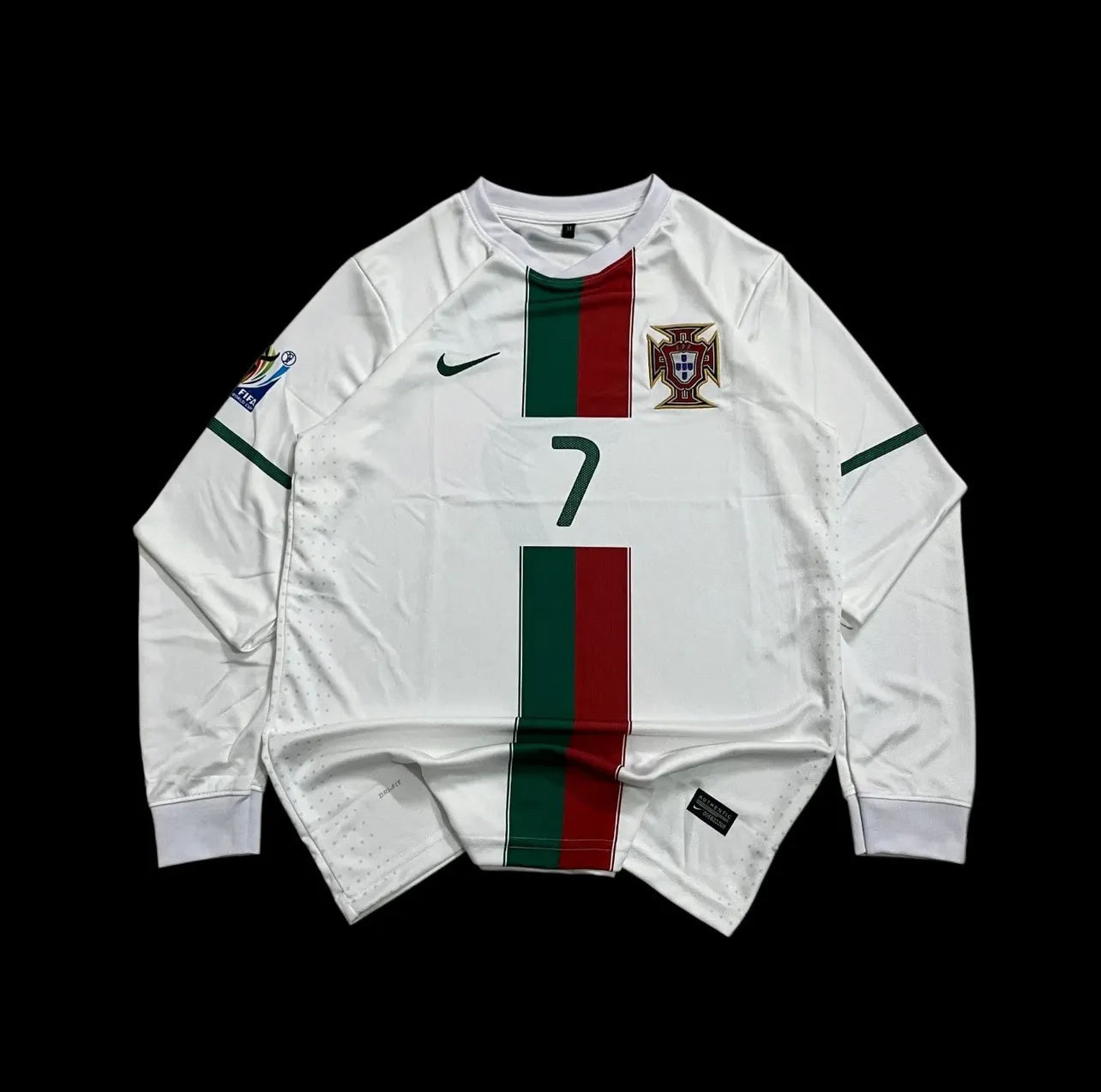 Maglia da trasferta a maniche lunghe Portogallo 2010
