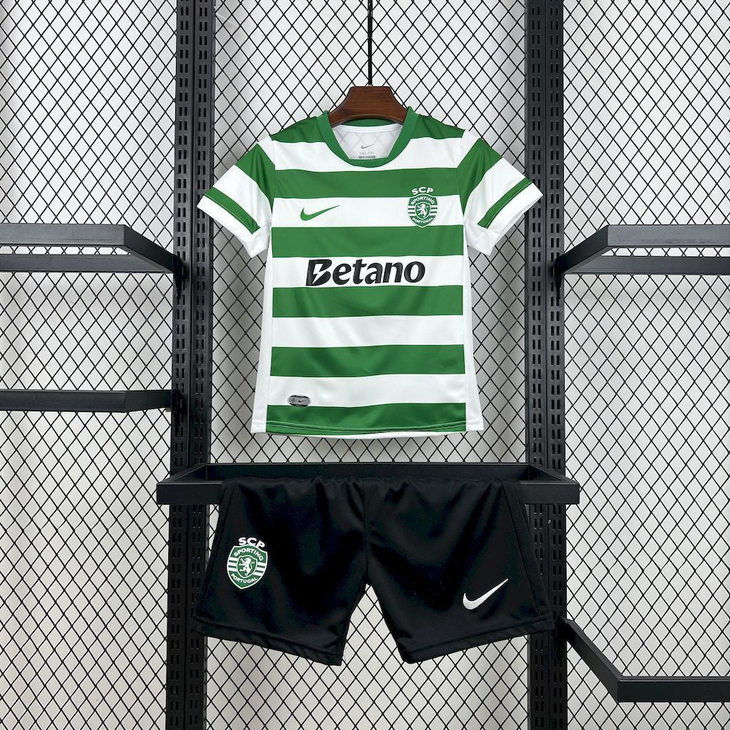Equipación Sporting Lisboa 25/26 Talla Niño