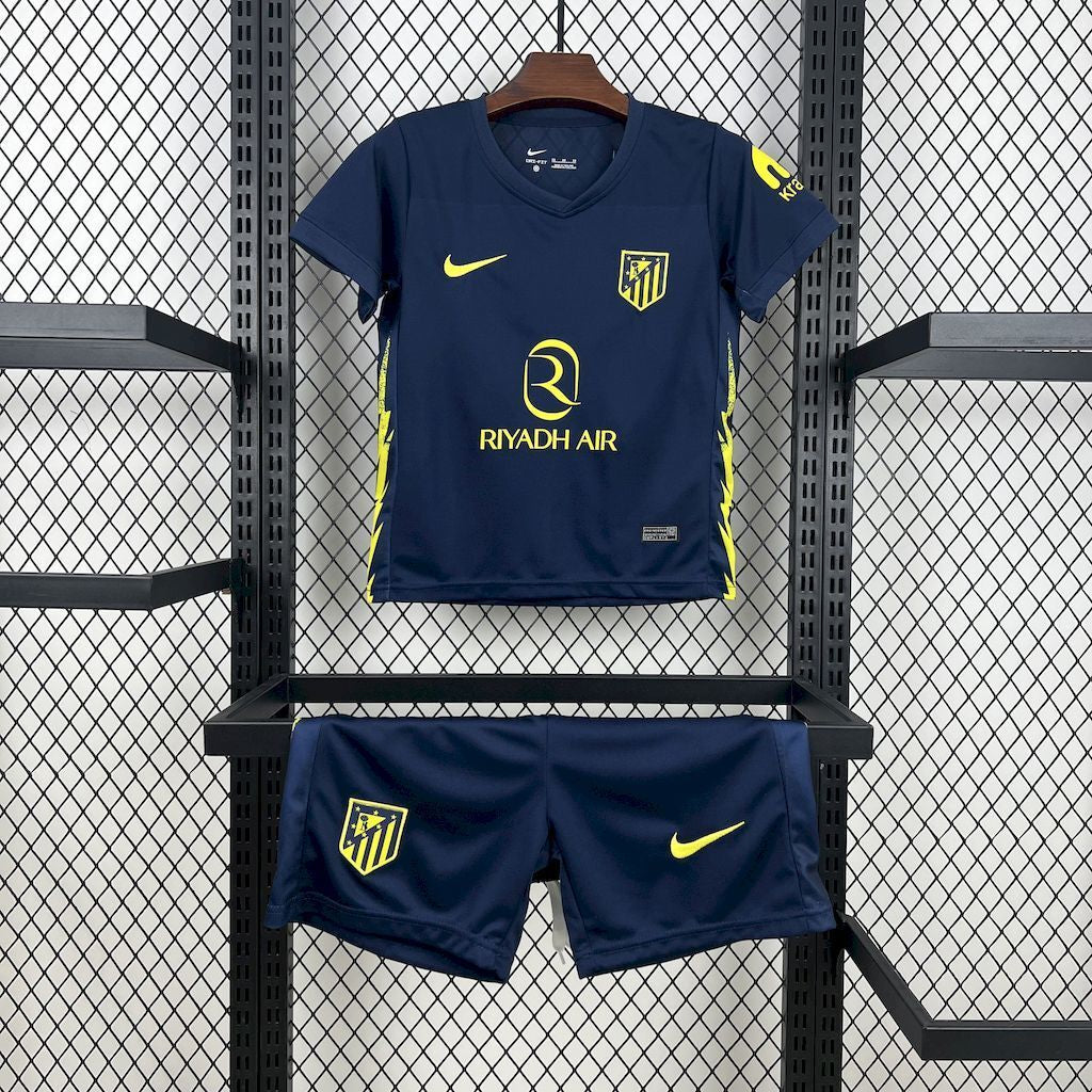Equipación Atlético de Madrid 25/26 Talla Niño Visitante