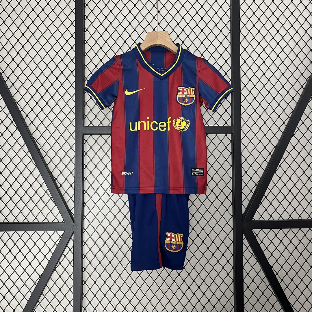 Equipación Fc Barcelona 09/10 Talla Niño