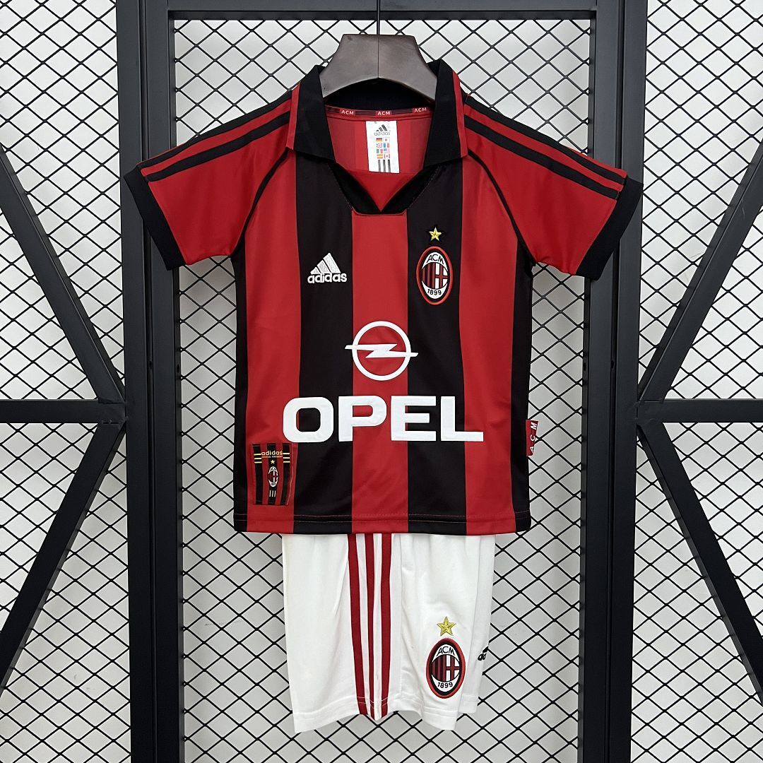 Equipación Ac Milan 98/99 Talla Niño