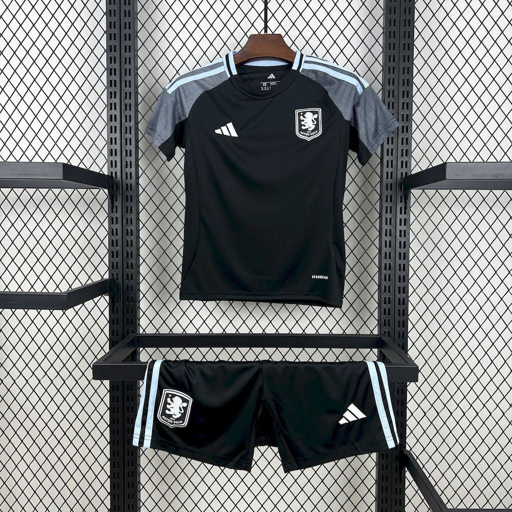 Equipación Aston Villa 25/26 Talla Niño Visitante