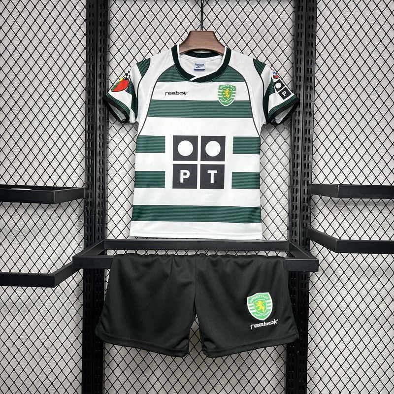 Equipación Sporting Lisboa 01/03 Talla Niño