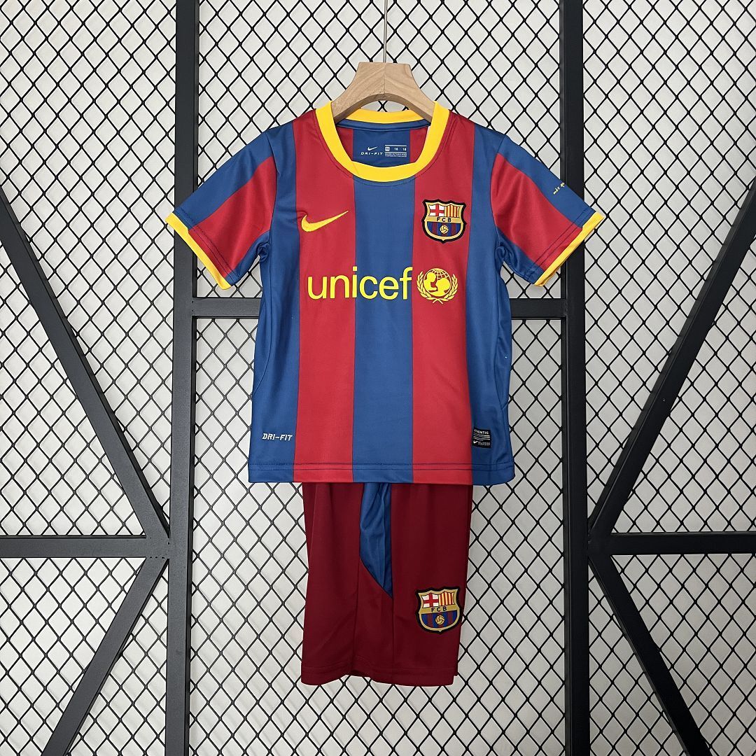 Equipación Fc Barcelona 10/11 Talla Niño