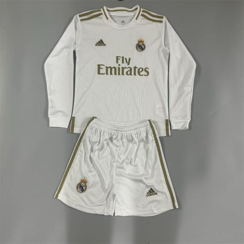 Equipación Real Madrid 19/20 Talla Niño Manga Larga
