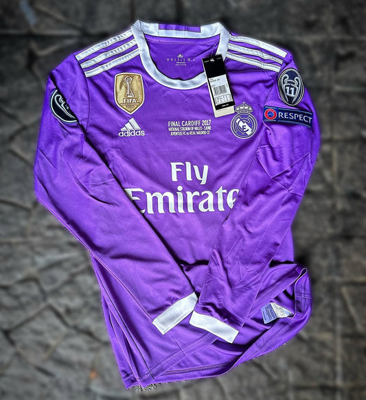 Camiseta Real Madrid Visitante 2017 Manga Larga