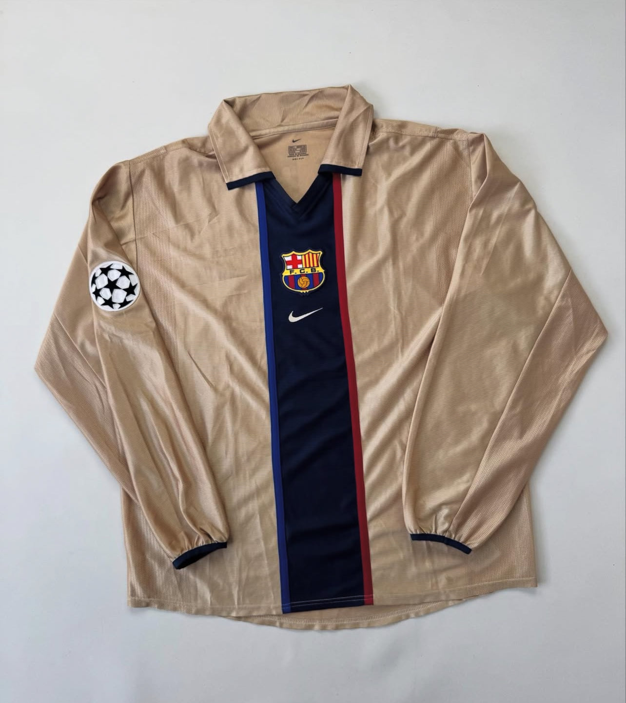 Maillot extérieur à manches longues du FC Barcelone 01/02
