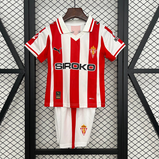 Equipación Sporting Gijón 25/26 Talla Niño