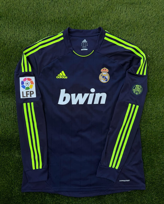 Camiseta Real Madrid 12/13 Visitante Manga Larga