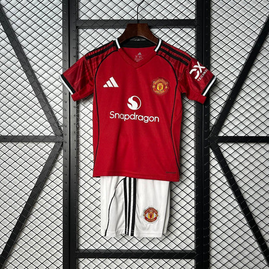 Equipación Manchester United 25/26 Talla Niño