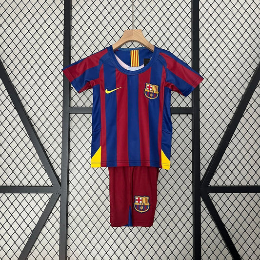 Equipación Fc Barcelona 05/06 Talla Niño