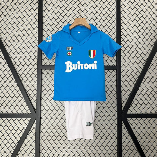 Equipación Nápoles 87/88 Talla Niño