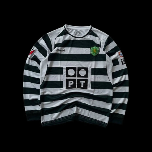 Camiseta Sporting Lisboa 2003 Manga Larga