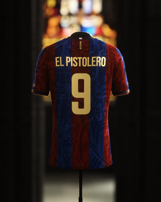 T-shirt FC Barcelona edizione speciale "El Clásico" "EL PISTOLERO"