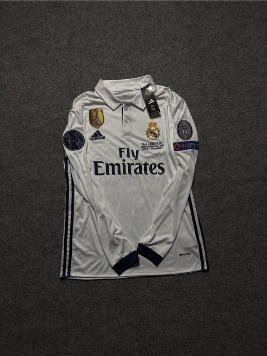 Camiseta Real Madrid 2017 Manga Larga
