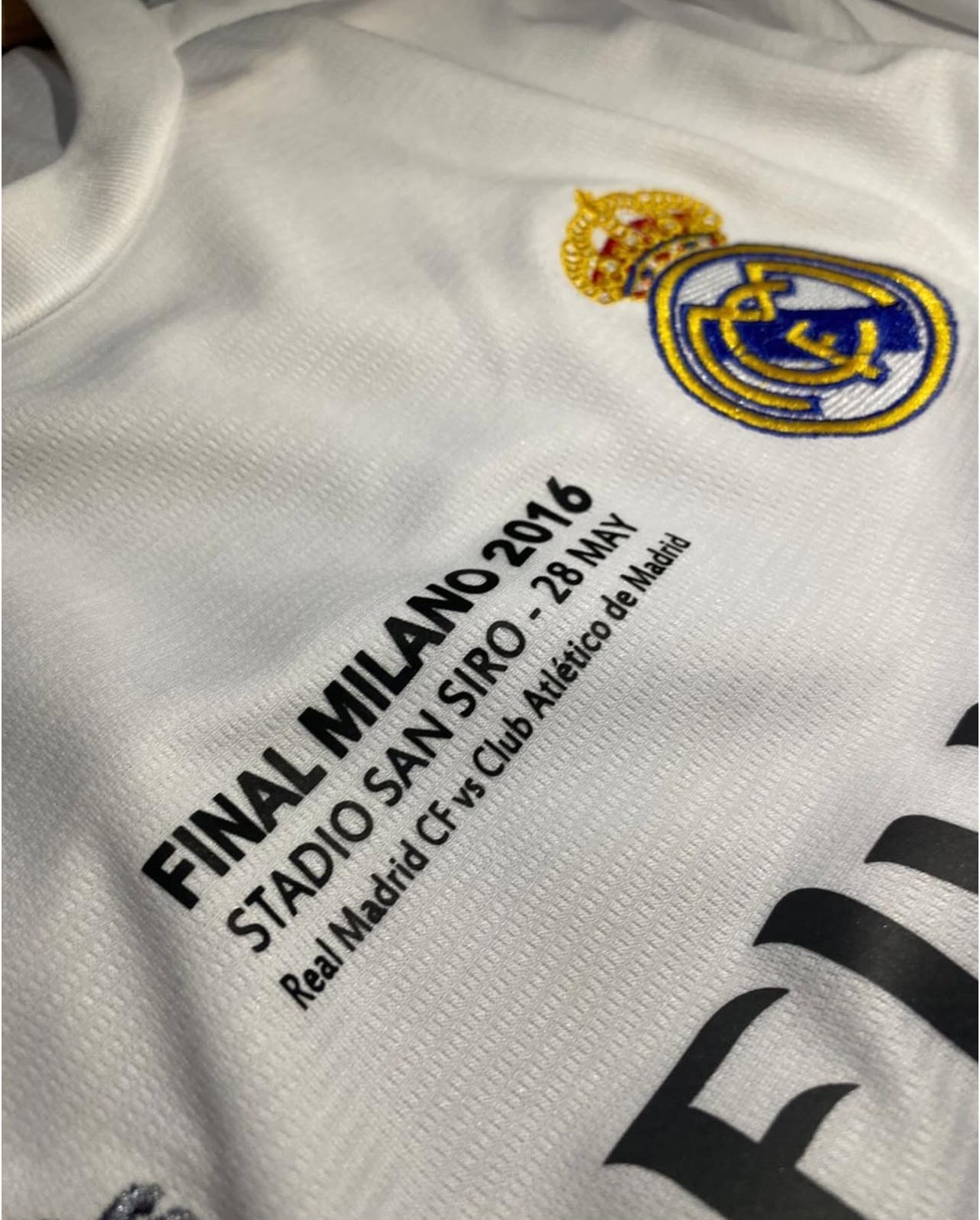 Camiseta Real Madrid Final Milán 2016