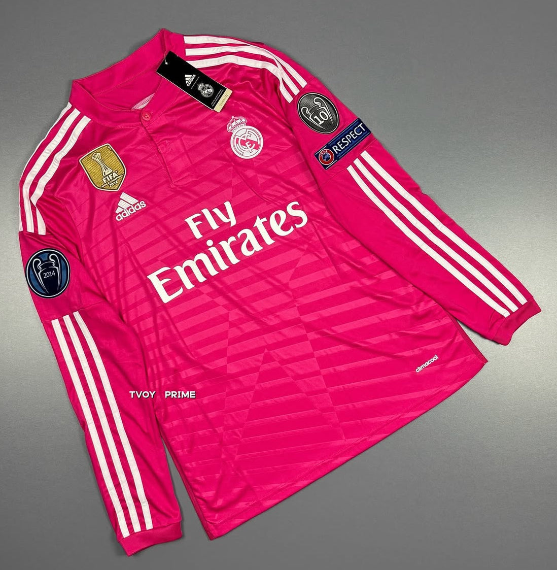 Camiseta Real Madrid 14/15 Visitante Manga Larga