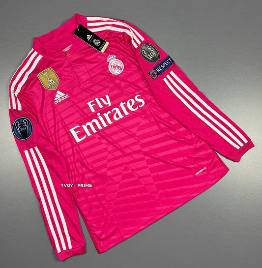 Camiseta Real Madrid 14/15 Visitante Manga Larga