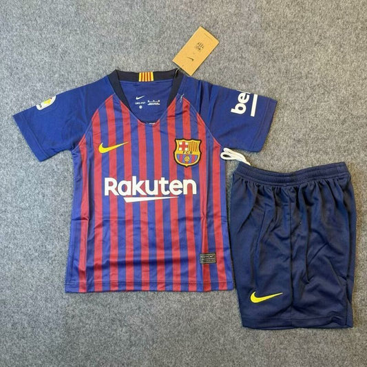 Equipación Fc Barcelona 18/19 Talla Niño