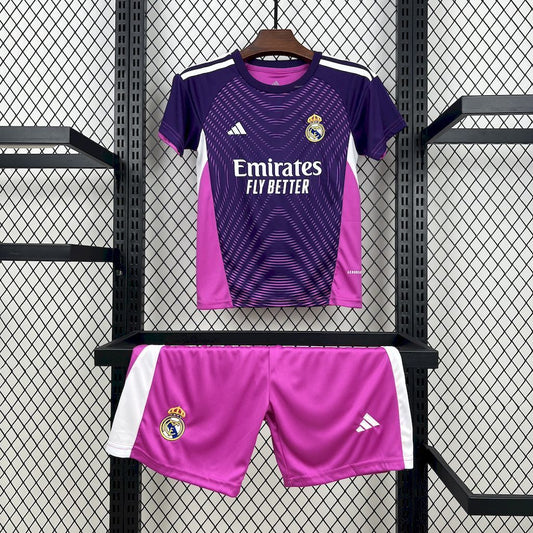 Equipación Real Madrid 25/26 Talla Niño Portero