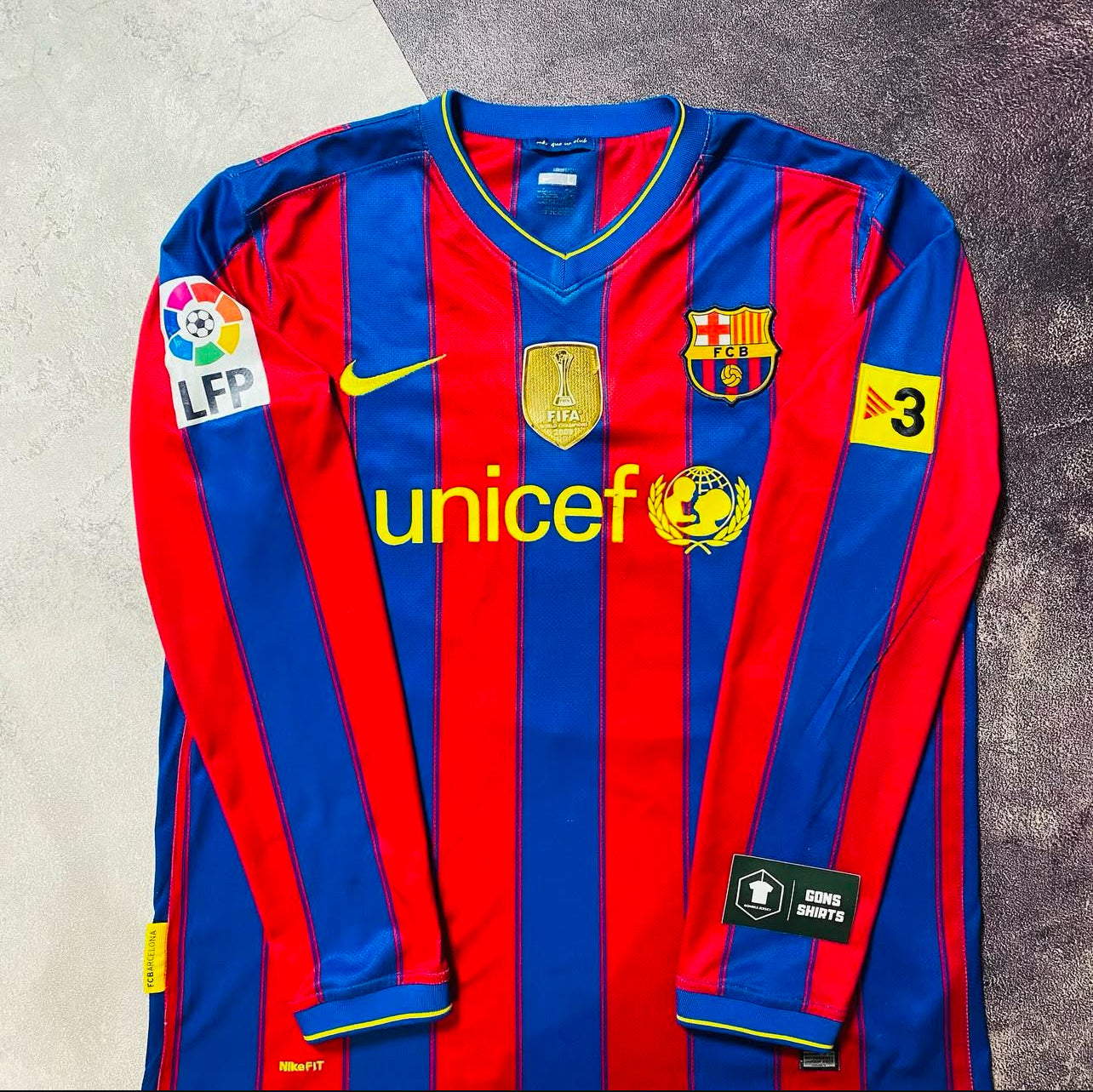 Camiseta FC Barcelona Final Londres 2011 Manga Larga