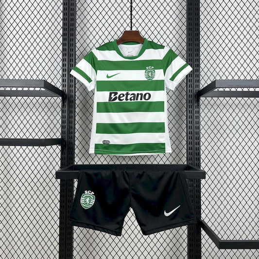 Equipación Sporting Lisboa 25/26 Talla Niño