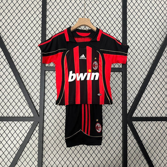 Equipación Ac Milan 06/07 Talla Niño