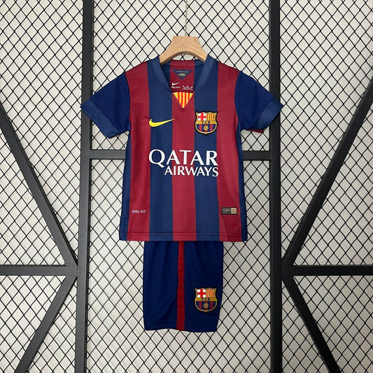 Equipación Fc Barcelona 14/15 Talla Niño