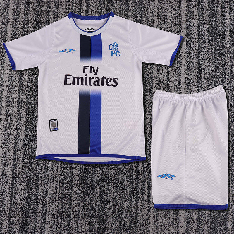 Equipación Chelsea 2003 Talla Niño Visitante
