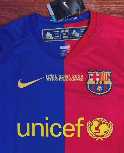 Camiseta FC Barcelona Final Roma 2009 Manga Larga