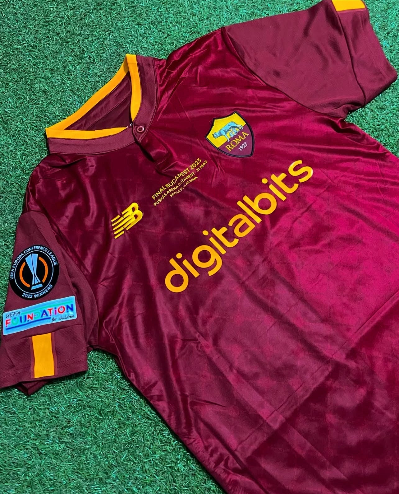 Maglia finale As Roma Budapest 2023