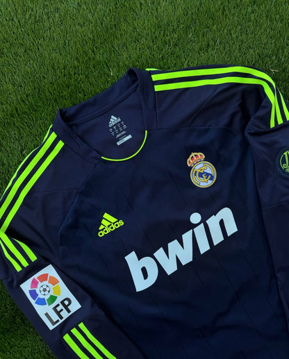 Camiseta Real Madrid 12/13 Visitante Manga Larga