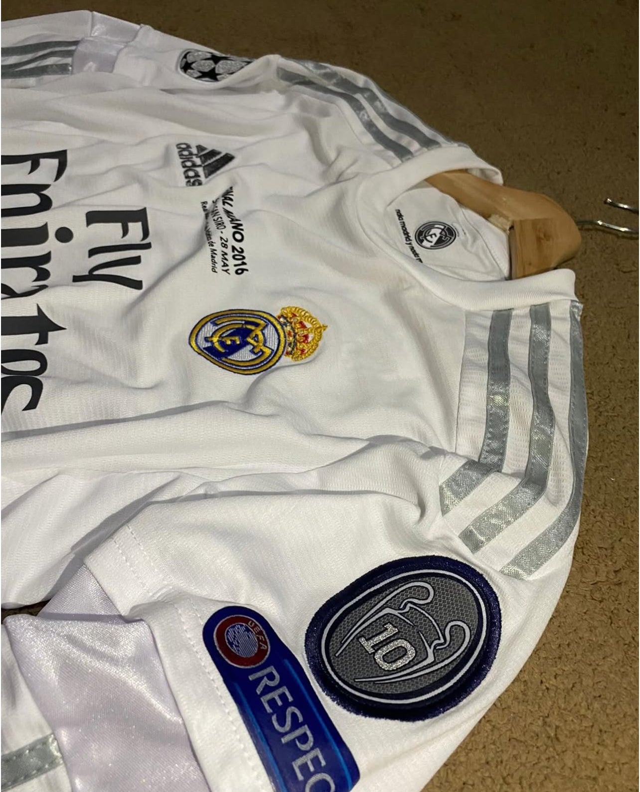 Camiseta Real Madrid Final Milán 2016