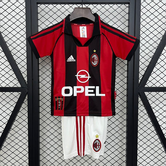 Equipación Ac Milan 98/99 Talla Niño