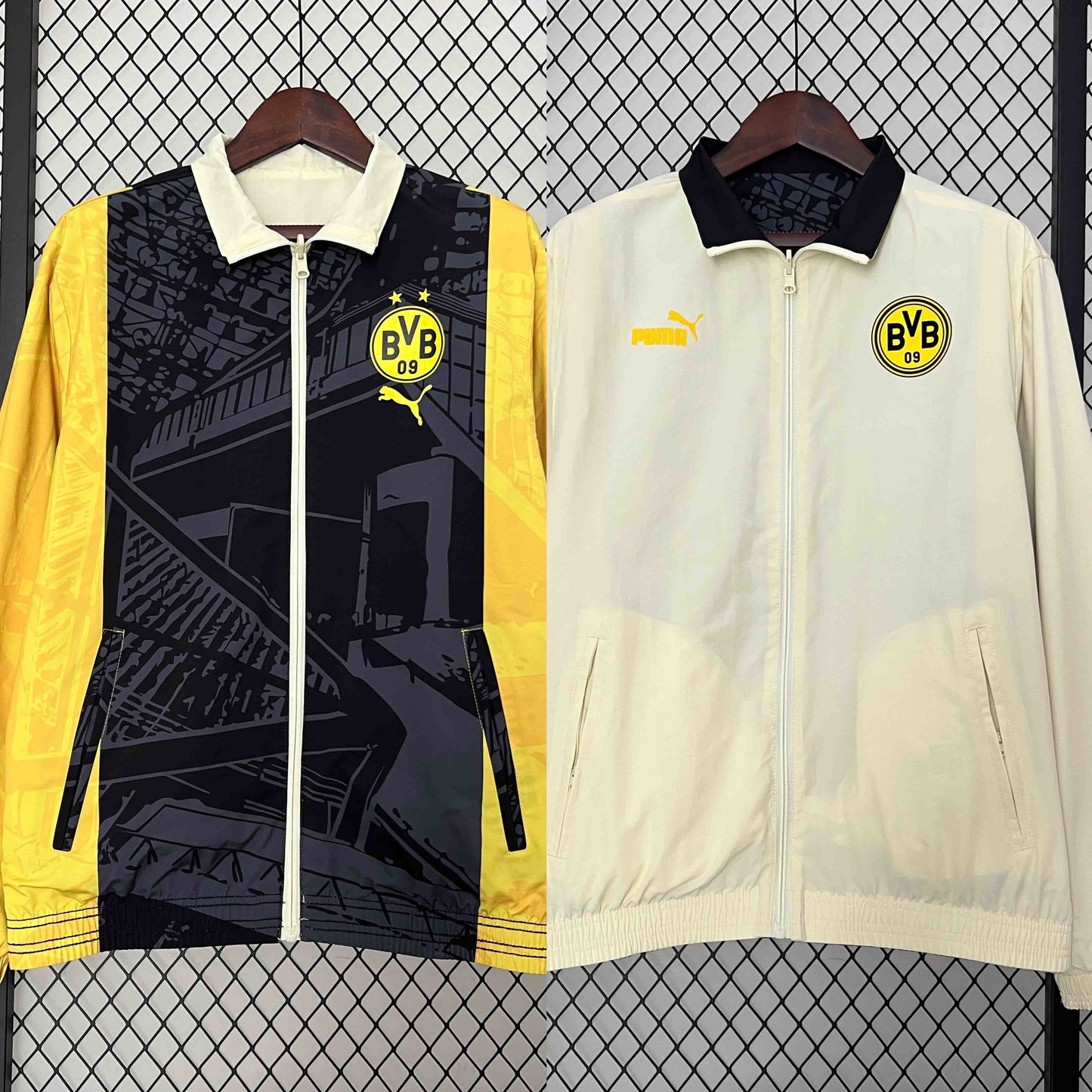 Cortavientos Reversible Borussia Dortmund