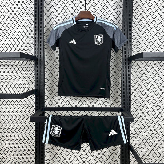 Equipación Aston Villa 25/26 Talla Niño Visitante