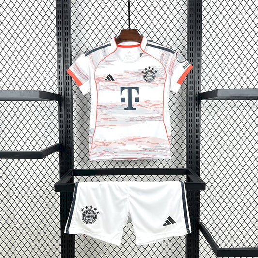 Equipación Bayern Múnich 25/26 Talla Niño Visitante