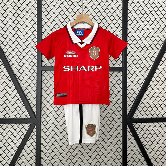 Equipación Manchester United 99/00 Talla Niño