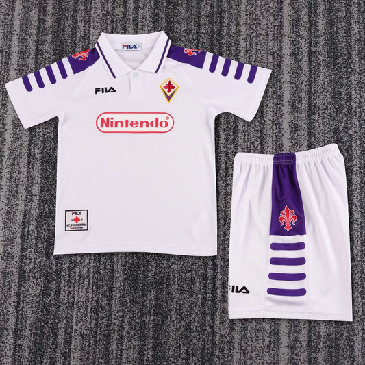 Equipación Fiorentina 98/99 Talla Niño Visitante