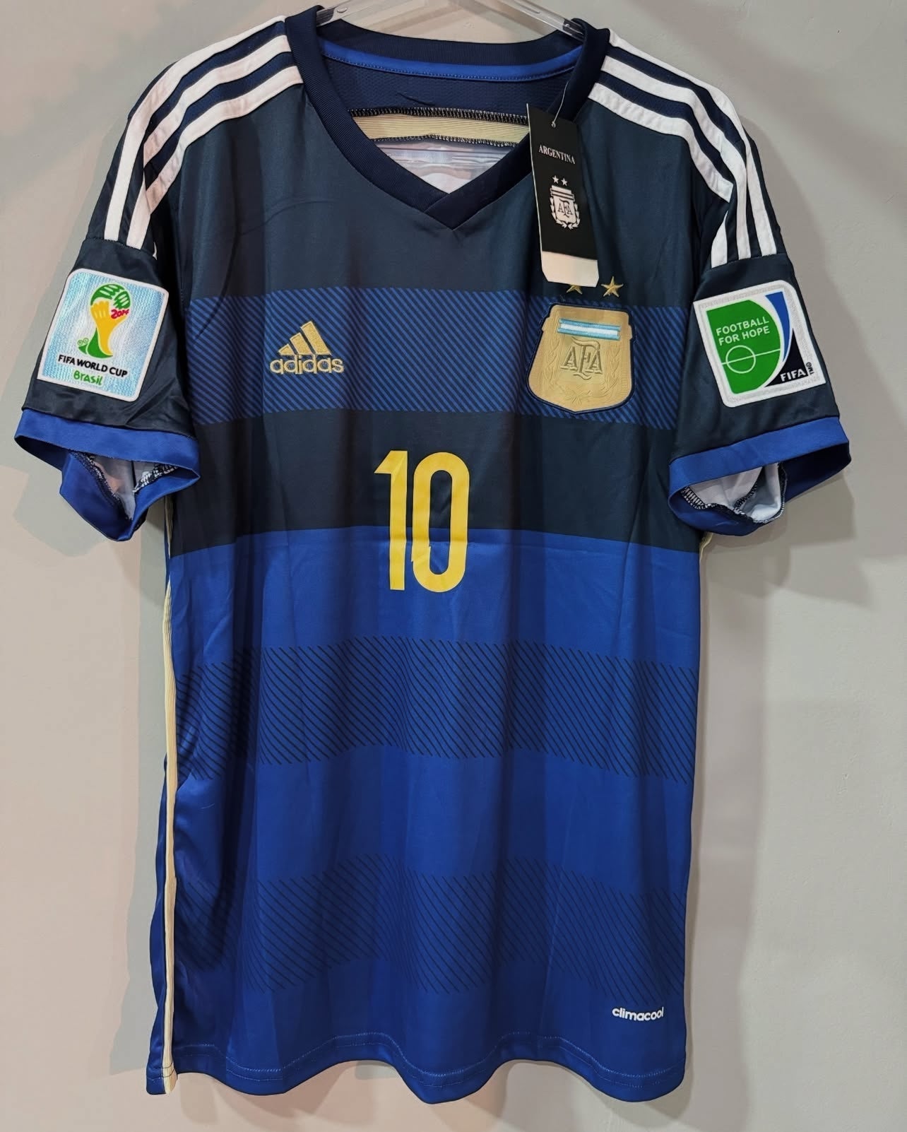 Camiseta Argentina Mundial 2014 Visitante