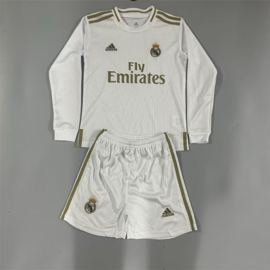 Equipación Real Madrid 19/20 Talla Niño Manga Larga