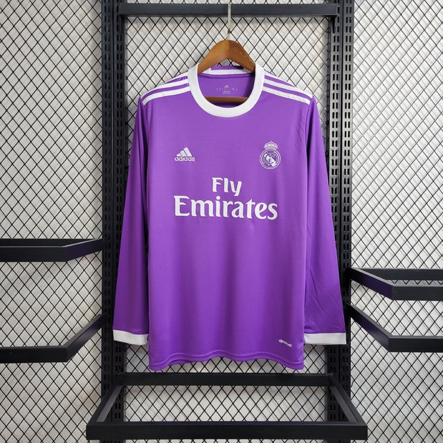 Maglia da trasferta Real Madrid 17/18 manica lunga